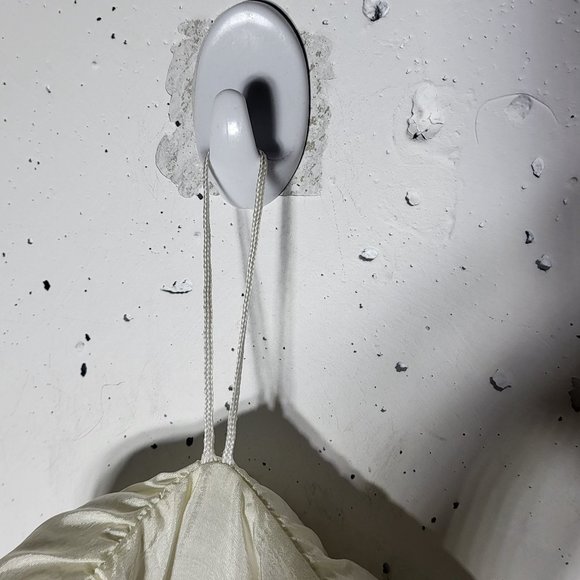 Vintage Rudolph Reindeer Red Nose Plush Nylon 3D Puffy Parachute Stocking - Picture 5 of 9